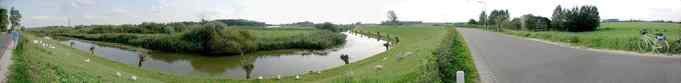 panorama langs de IJssel